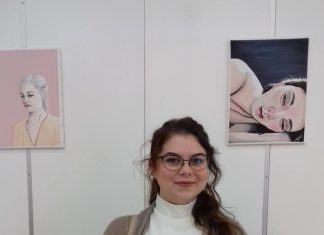 Тамара Ѓуроска, 21 годишен студент по психологија, уметник