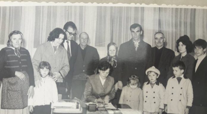 Фотографија од свадбата на Коца и Лазар