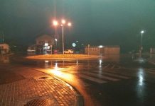 Кружен тек -Кадино,ноќе