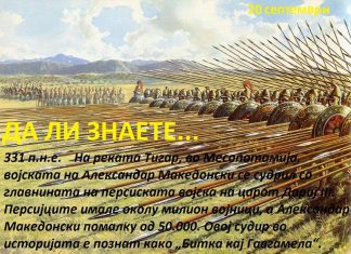 НА ДЕНЕШЕН ДЕН-20 СЕПТЕМВРИ