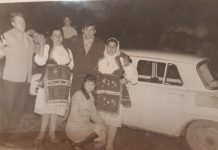 Панче со дел од своите блиски