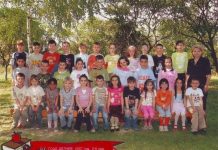 Наставничката Драгица Георгиевска со своето одд.