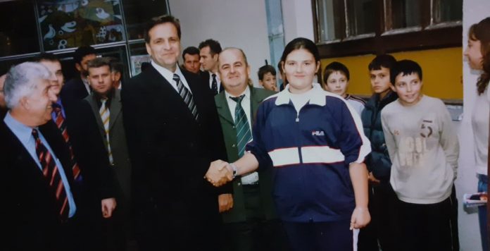 љубе-директор,Трајковски,марија славевска -ученик и чедо